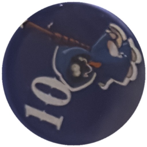 Scooter 10 sur bleu