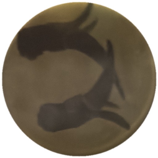 Silhouettes sombres sur beige