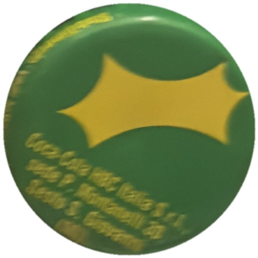 Forme jaune sur vert (Coca-Cola HBC Italia)