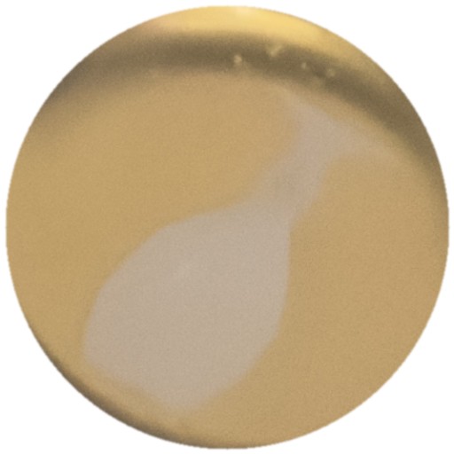 Forme blanche sur jaune