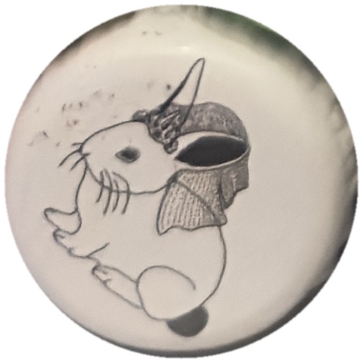 Lapin au trait sur blanc