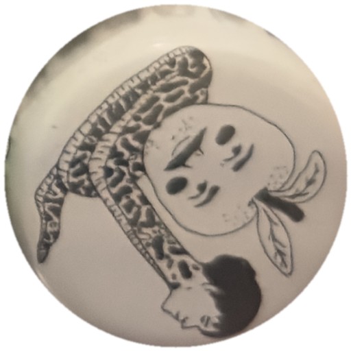 Serpent et lune au trait