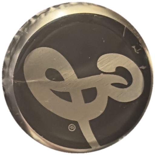 Symbole & doré sur noir