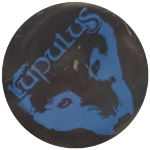 Lupulus (loup bleu sur noir)