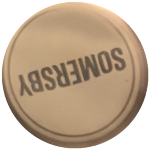 Somersby (crème, texte gris)