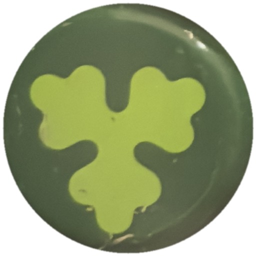 Trèfle vert clair sur vert