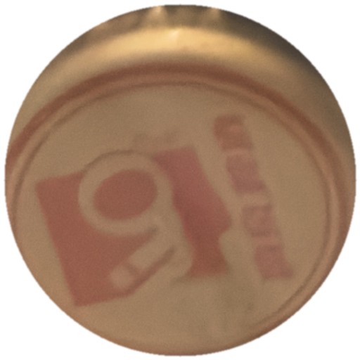Logo rouge sur doré